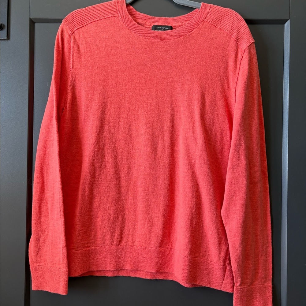 Banana Republic Men’s Coral Organic Cotton Sweater